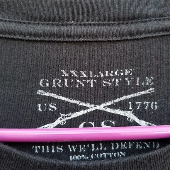 Grunt style 3XL America USA flag black - Picture 3 of 6